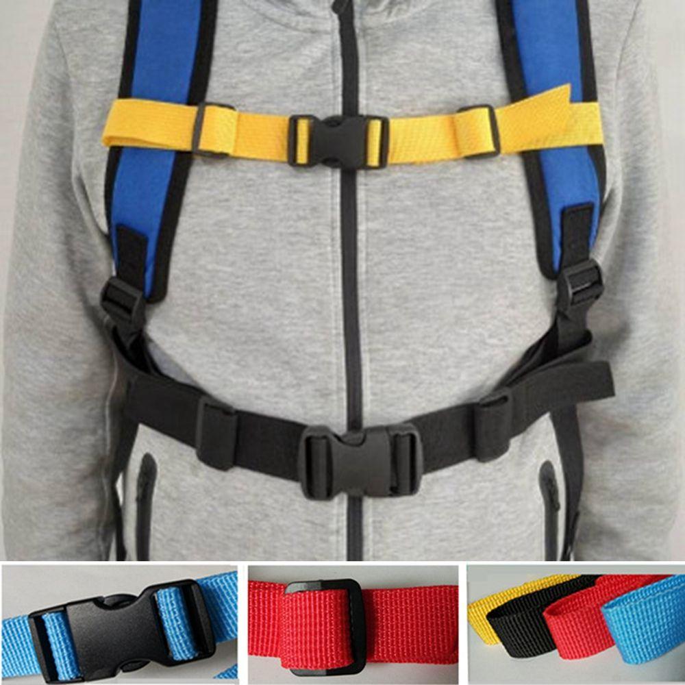 Webbing Sternum Bag Parts Accessories Nylon Sternum Strap Non-slip Buckles Fixed Belt Straps