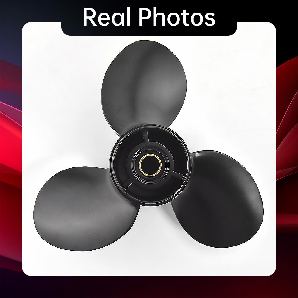 9x8 для Tohatsu Mercury Nissan 6hp 8hp 9,9hp 10hp 15hp подвесной винт 9*8 лодочный мотор пропеллер из алюминиевого сплава 3 лезвия 8 шлицев