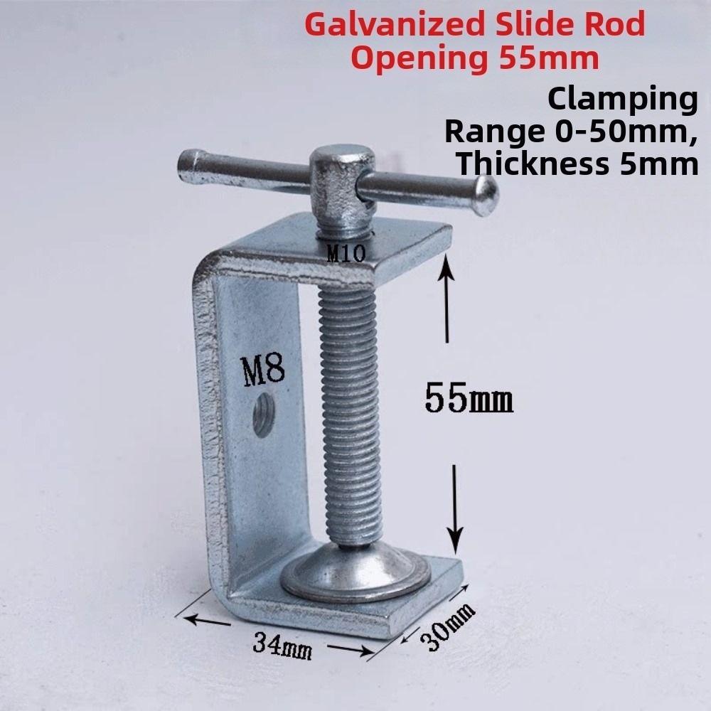 Adjustable Square Clamp Zinc Plating Fixed Holder Clip Professional C-clamp  Hardware Fasteners