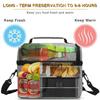 Premium 600d Oxford Material Insulated Lunch Bag Spacious And Waterproof For All Ages