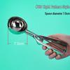 INOX 304 Stainless Steel Ice Cream Scoop/Baller for Hotels & Cafeterias