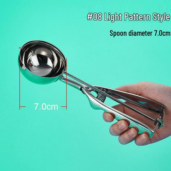 INOX 304 Stainless Steel Ice Cream Scoop/Baller for Hotels & Cafeterias