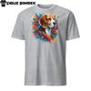 Colorful Beagle Unisex T-Shirt | Vibrant Dog Design | Short Sleeve Tee