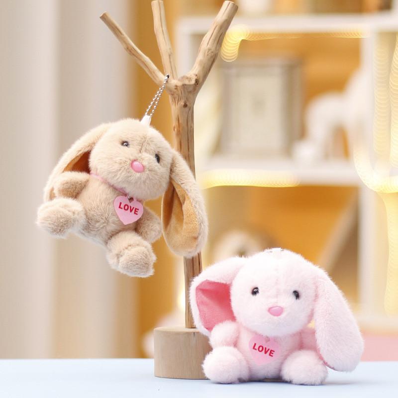 Soft And Huggable Plush Rabbit Toy Beautiful Gift For Girls Perfect For Keychains