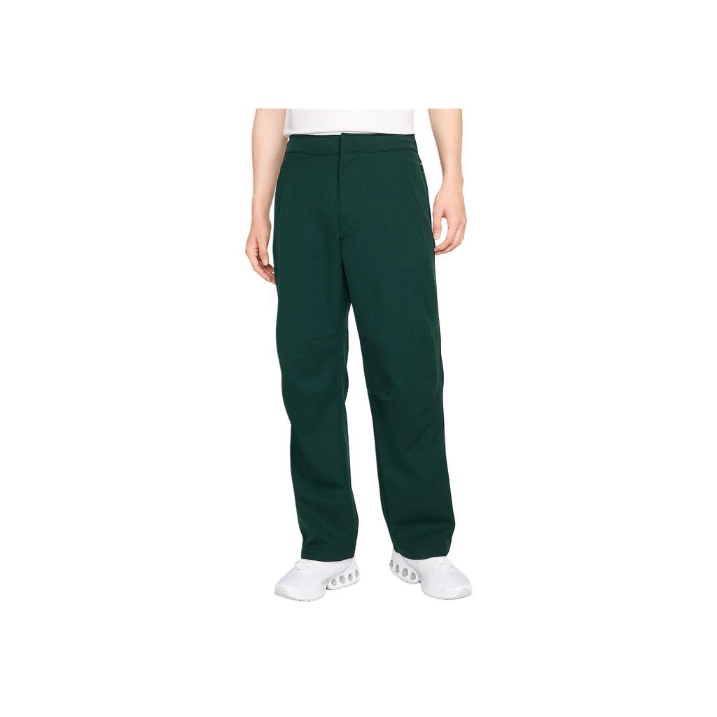 Nike Wool Classics Однотонные Универсальные Удобные Повседневные Вязаные Спортивные Брюки Мужские Брюки Зеленый HF6787-397