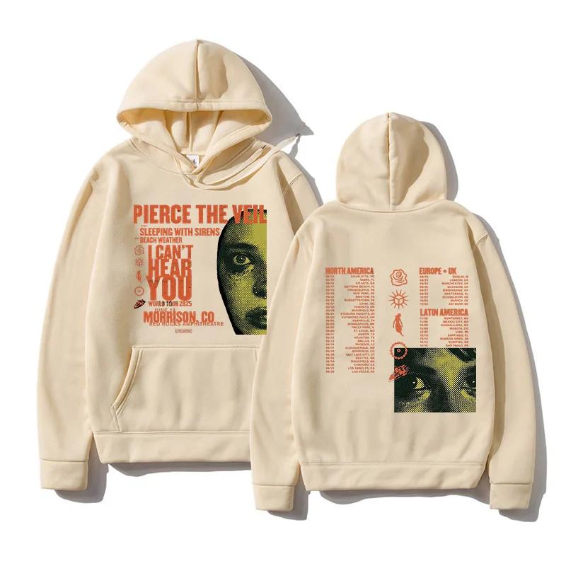 Pierce The Veil Принтованные Худи Унисекс Модные Графические Толстовки с Длинным Рукавом Мужские/Женские Удобные Худи Топы