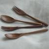 Black Walnut Wooden Spoon and Fork Set