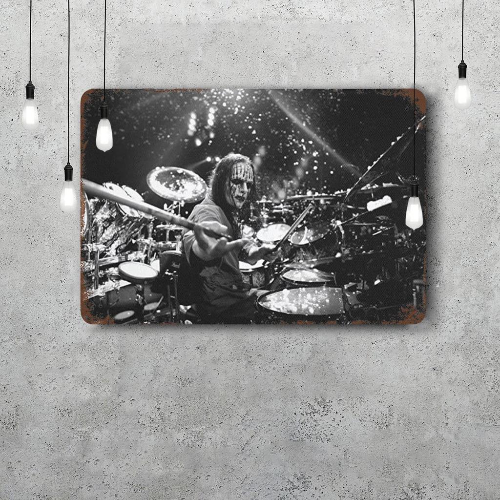 joey jordison Decor Poster Vintage Tin Sign Metal Sign Decorative Plaque for Pub Bar Man Cave Club Wall Decoration