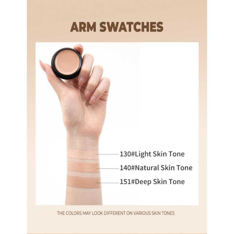 Консилер скрывает пятна от татуировок, следы от прыщей, темные круги, невидимые поры. Трехцветный консилер.