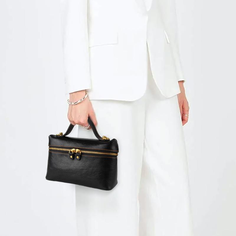 Ретро Нишевая Кожаная Сумка для Леди, Модная и Универсальная Сумка для Рук, Высококачественная Кожаная Сумка Кроссбоди Премиум-класса для Леди