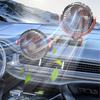 Fan For Car Quiet Head Fan USB Operation Fan Double Head Car Fan With 360 Rotation Quiet Operation For Car Seat Kids