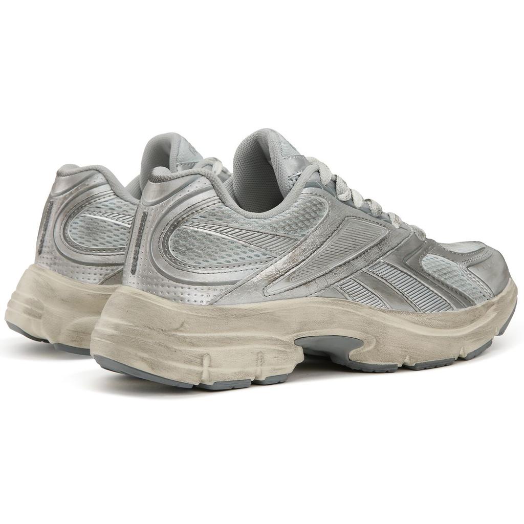 Reebok PREMIER ROAD 2.0 Модные Удобные Универсальные Винтажные Стиранные Потертые Низкие Кроссовки для Бега, Унисекс Серый Серебристый 25SRC915U1GW1