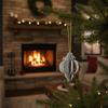 Boules en papier - SPRINGOS - Lot de 6 - 4 cm - Doré - Décorations de Noël