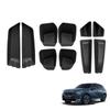 10Pcs for BMW X3 2025 Door Handle Side Storage Box Groove Gate Slot Anti-slip Tray Organizer Car Interior Accessories Black