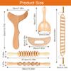 100% Nature Wooden Therapy Massage Pain Relief Anti Cellulite Body Slimmling Lift Gua Sha Relaxation Tools Oil Care Massager