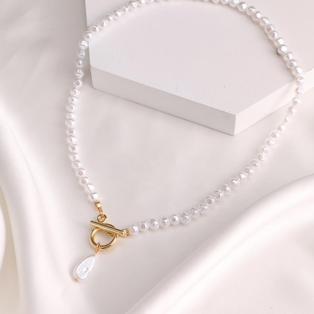 Нерегулярное ожерелье с подвеской OT, женское ретро геометрическое искусство, свежее ожерелье, дикое ожерелье, ювелирные изделия