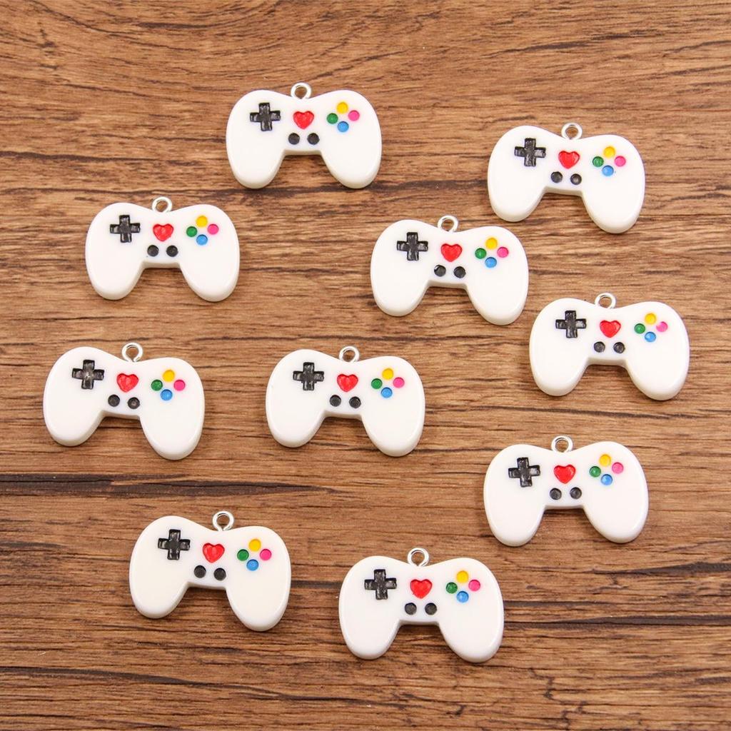 10-цветная подвеска из смолы для игровой консоли своими руками для подвески, браслета, ожерелья или багажа