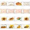 Thanksgiving Waist Pillowcase Yellow Pumpkin Sunflower Peach Skin Cushion Cover Car Sofa Cushion Cover Home