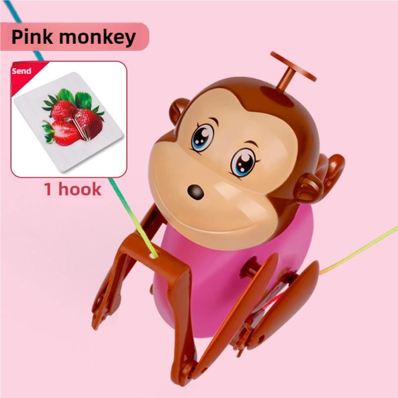 Interactive Cartoon Monkey Climbing Rope Toy Fun Pull Line Game For Children Educational Learning Play For Babies Fun Toys