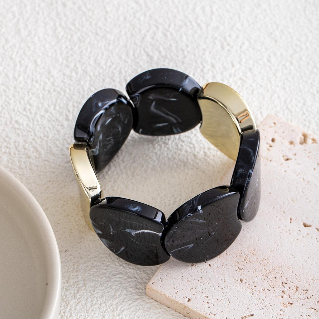 Акриловый браслет с нерегулярным геометрическим узором, личностный, преувеличенный, с янтарным гало, браслет с ручным узором