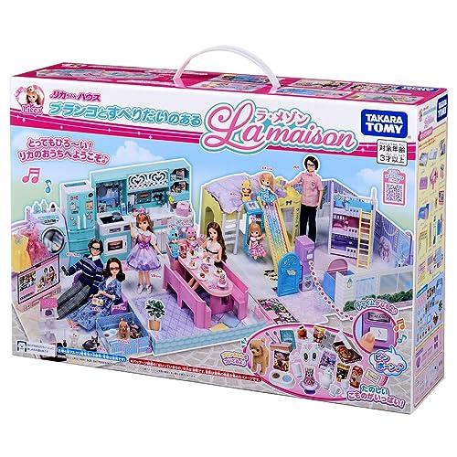 Takara Tomy Licca-chan La Maison Dress-Up Play Toy with Swing and Slide, Ages 3 and Up