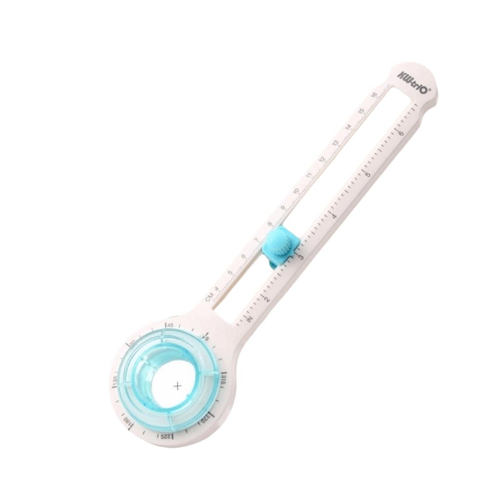 8-32cm Circular Paper Cutter Blue Circle Cutter Portable Paper Trimmer Tool for Art Projects