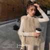 Women's Autumn/Winter Faux Fox Fur Vest - Short, Loose, Fluffy Waistcoat