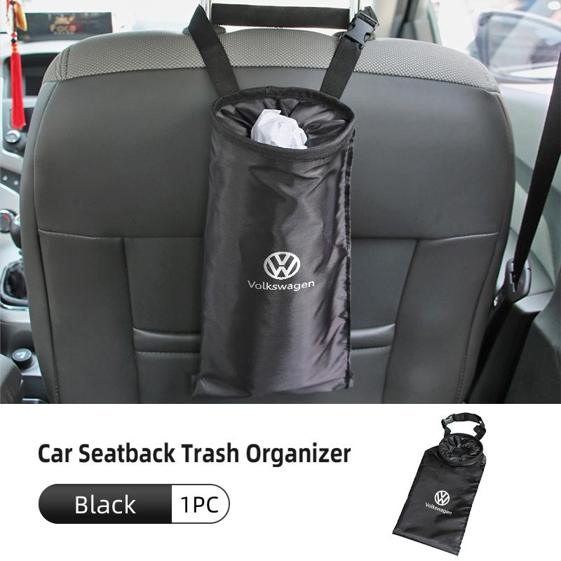 For Volkswagen VW Car Seat RFCBUY8 Garbage Bag Trash Can Leak-proof Dust Holder Case Scirocco Passat Polo B5 B6 B7 CC Tiguan Sharan