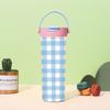 New Stainless Steel Thermos Cup for Women, High-Looking, Large-Capacity, Car-Mounted, Portable Outdoor Student Water Cup with Handle and Straw