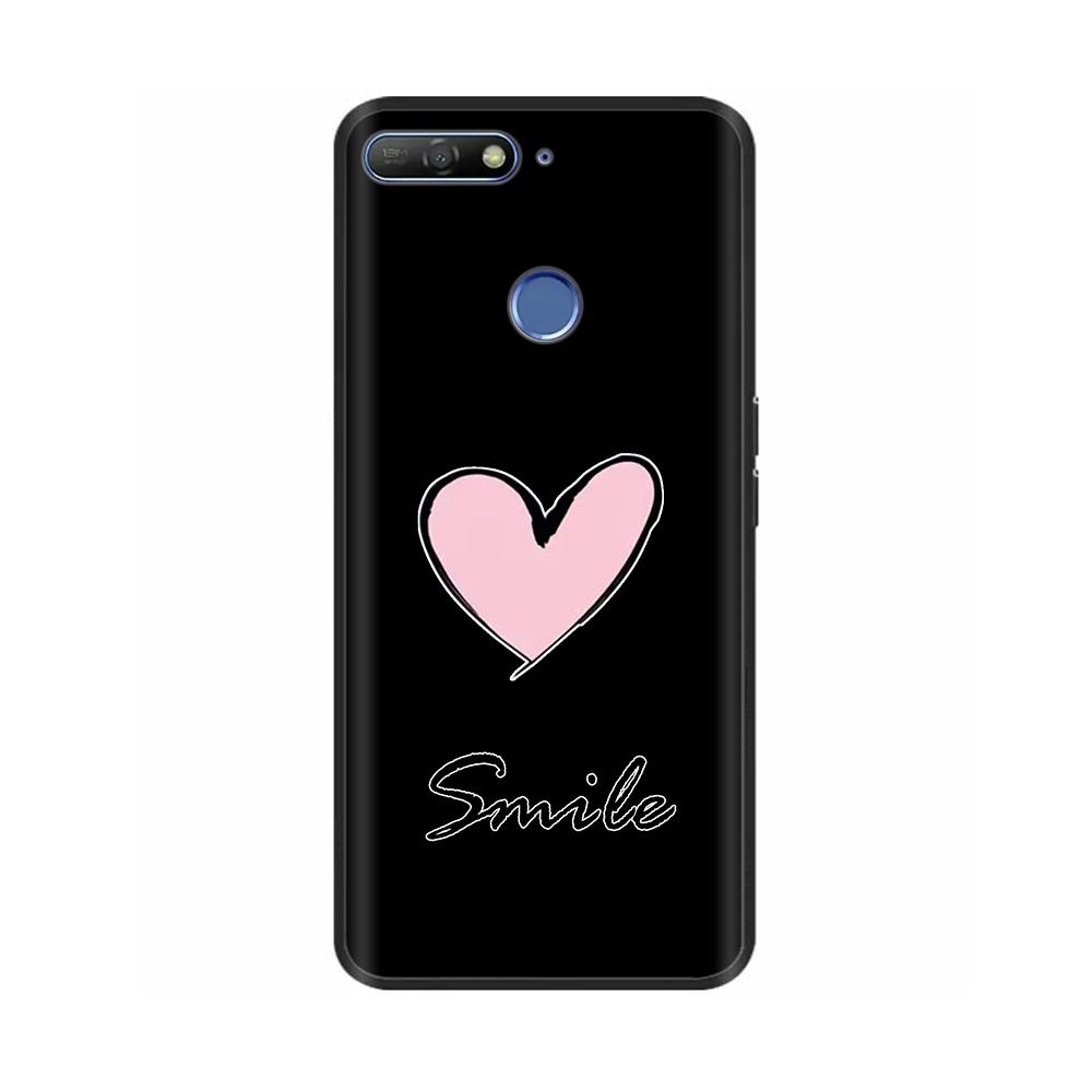 Cute Candy Painted Cover For Huawei Honor 7A Pro Case Soft Silicone Back Cover For Honor 7C Cases Honor7A Pro 5.7" Cases Bumper