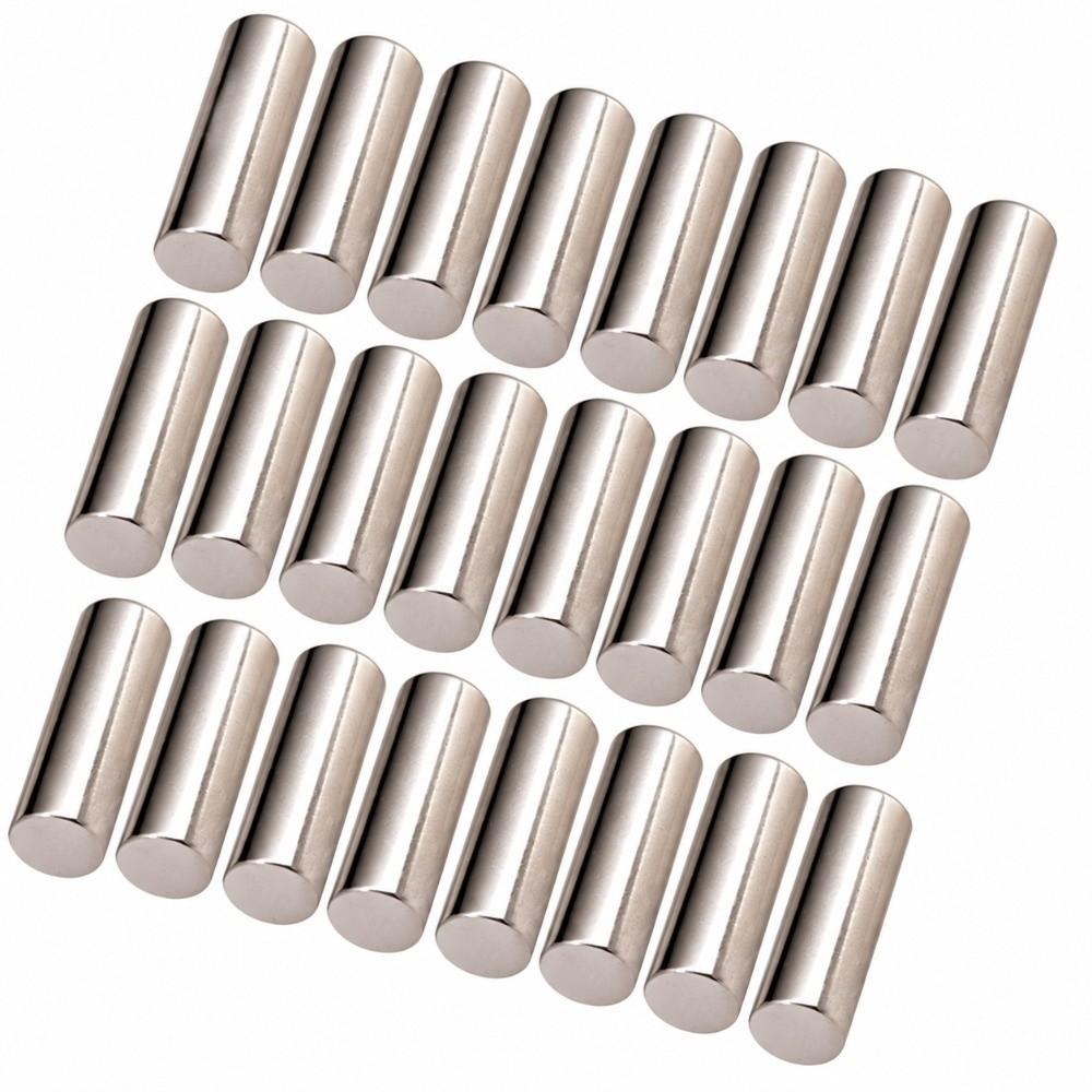 24PCS Metal Magnet Slug Rods 15mm/0.59in, 18mm/0.71in Pickup Replacement Parts For Electric Guitar