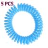 Pest Repellent, EVA Mosquito Repellent Bracelet, 5 Pieces, for Adults and Children, Spiral Bracelets - 03 5pcs[A81]