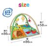 Детский игровой центр Nihon Ikuji «Очень голодная гусеница» Игровой центр для активности Подходит для новорожденных и адаптируется к росту ребенка - - вверх, этап ребенка.