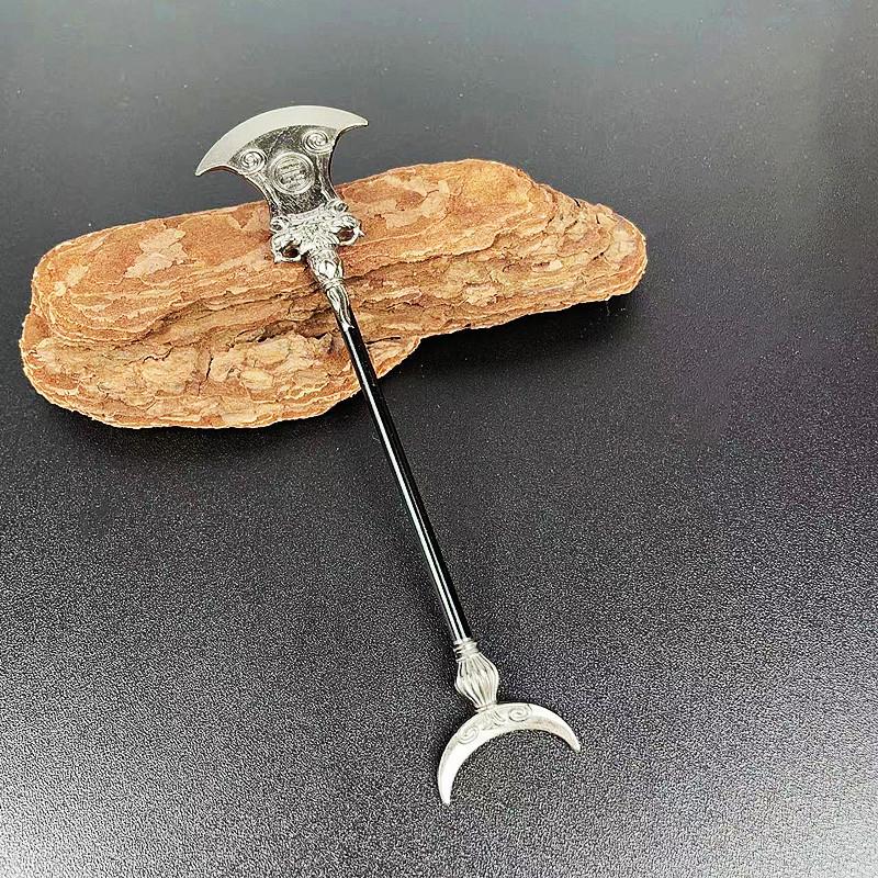 Мини-катана для косплея, декоративный муляж меча, реквизит для декора оружия, китайский металл, миниатюрные настольные аксессуары, ретро-игрушечный нож