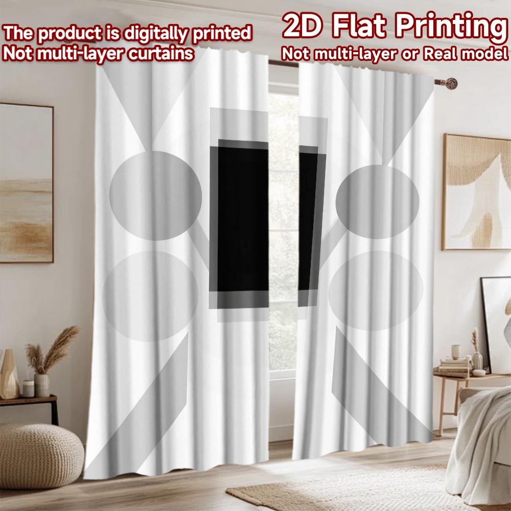 2D плотный Фотофон Баннер Геометрические фигуры 100% Полиэстер Праздничный для Домашних украшений для