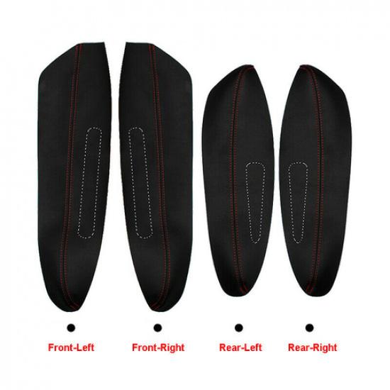 Auto Car Door Armrest Panel Cover decoration cover Anti-scratch For Peugeot 307