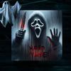Halloween Spooky Window Clings Horrible Screaming Ghost Silhouette Window Sticker Creepy Blood Print Car Glass Decal for Window