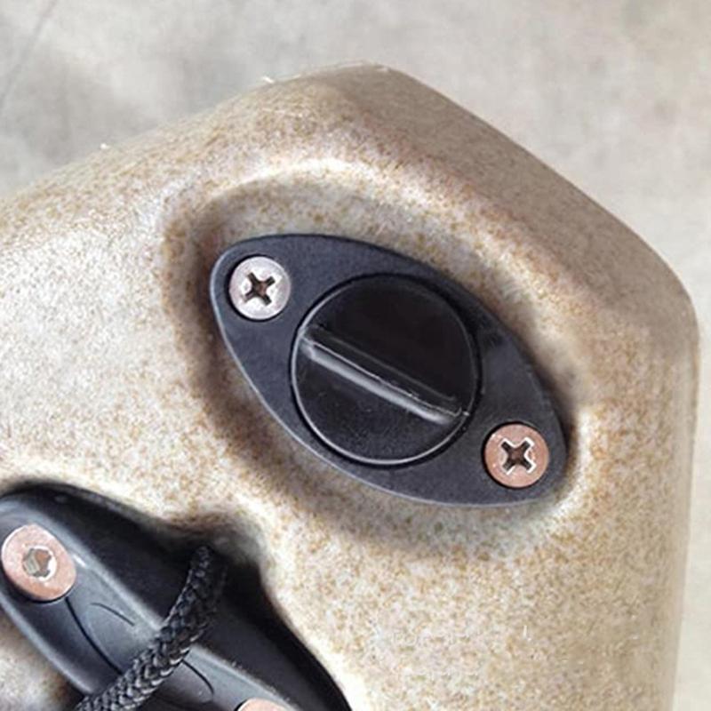 Универсальные Стандартные Самоудерживающиеся Черные Нейлоновые Заглушки для Слива Морских Лодок Яхт Каяков Корпуса Транца Замена