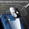 360 Metal Magnetic iPhone 11 Phone Case For iPhone 12 Pro XS Max 7 8 Plus X XS XR Case Double Sided Hd Tempered Glass with Camera Protection Cover