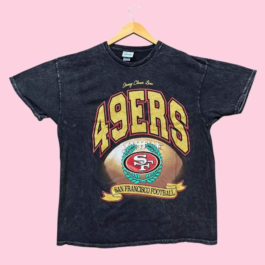 Футбольная франшиза НФЛ NFC West Сан-Франциско 49ers Футболка с минеральной стиркой XL