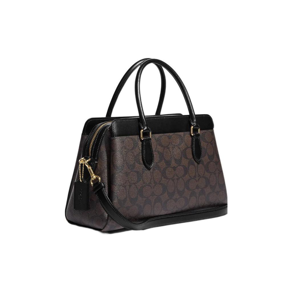 Coach Женская сумка Darcie Signature из покрытого холста, черная CH488-IMAA8