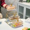 Transparent Fruit Tray Exquisite Storage Can Multipurpose Snack Storage Box  Food