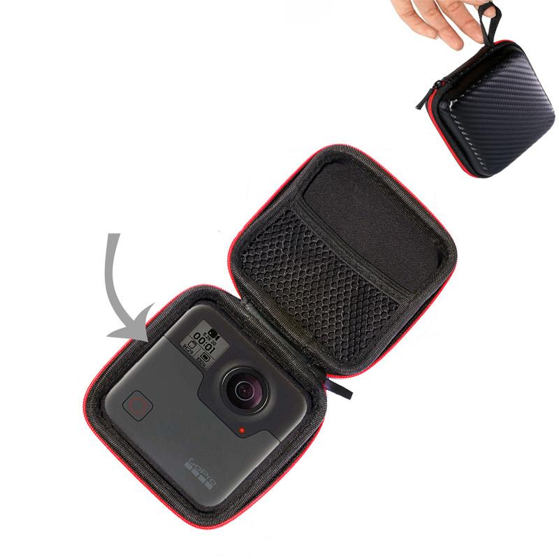 For Gopro Max Accessories Portable Case Small Bag Mini EVA Waterproof House For Go Pro Hero 10 11 Xiaomi Yi 4k 360 SJCAM Camera