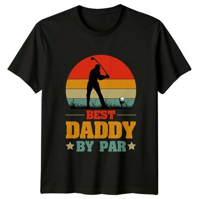 Best Daddy By Par Unisexs TShirt Fatherhood Golfing Fathers Day Gift For Him