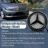 bygder1 For Mercedes Benz Car Front Grill Logo Light Mirror Face LED Badge For Mercedes Benz 08-14 B-Class W245 B180 C-Class W204 C200 C hzrm6