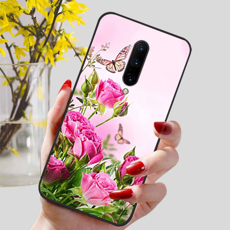 Phone Cover For Oneplus 7 Pro Case Lovely Printed TPU Silicon Soft Capa On for One Plus 7 7T Pro Oneplus7 7Pro Protection Covers