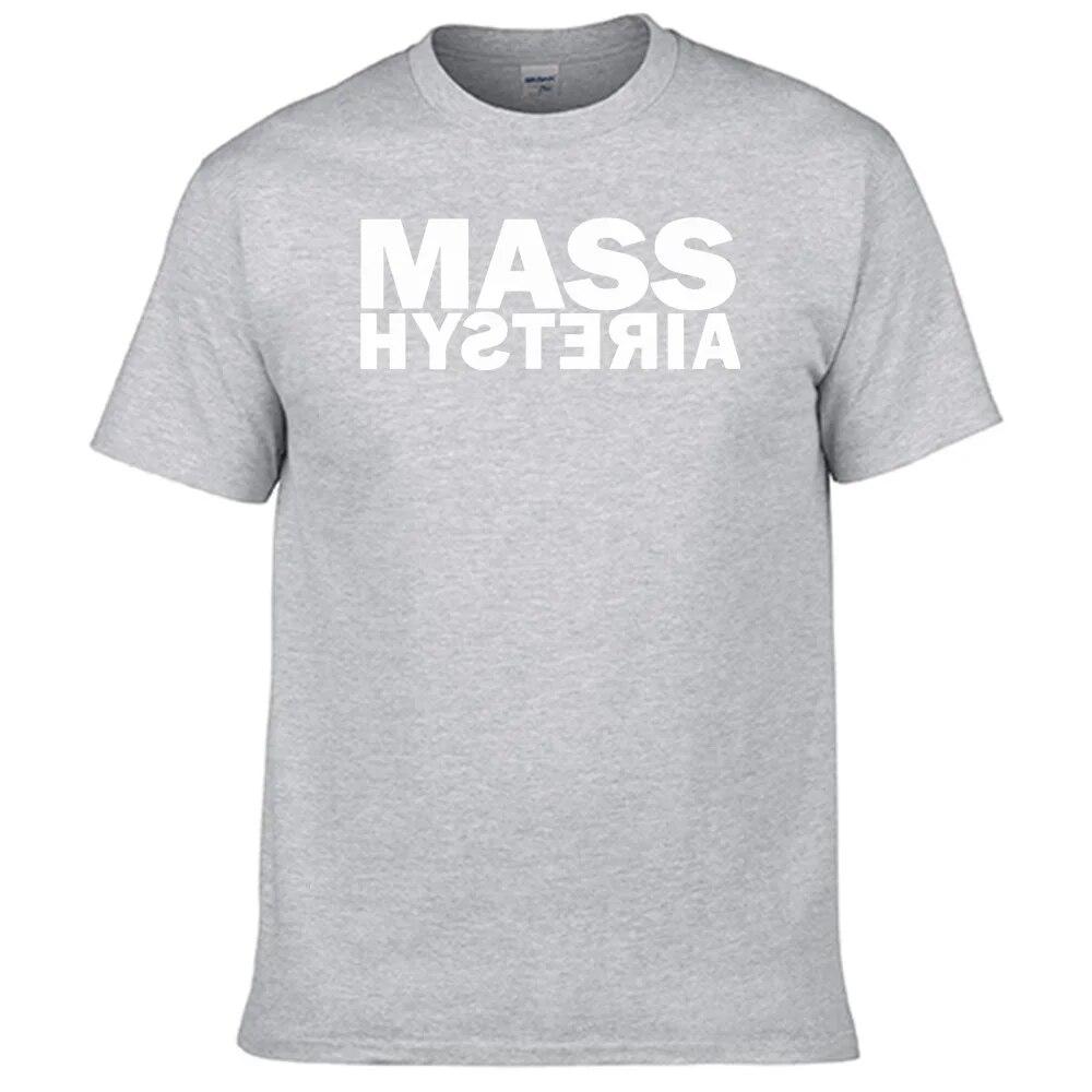 Футболка Mass Hysteria унисекс, 100% хлопок, женская рубашка унисекс, лидер продаж N021