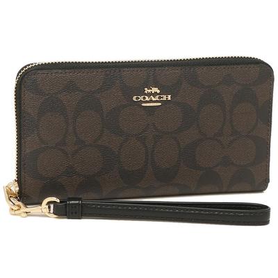 Outlet Длинный кошелек Signature Коричневый Черный C4452 IMAA8 Женский [Товар]