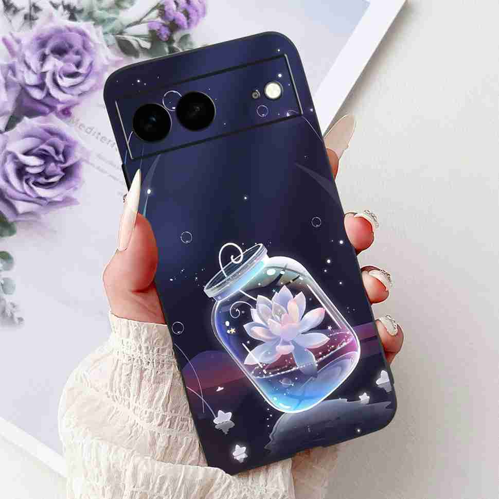 Для Google Pixel 7 GVU6C Чехол Милый Мультяшный Животное Кролик ТПУ Черная Крышка Для Google Pixel 7Pro 7pro GP4BC Защитные Чехлы Coque