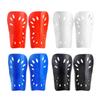 1 Pair Breathable Football Shin Pads Plastic Soccer Guards Leg Protector for Kids & Adults Protective Gear